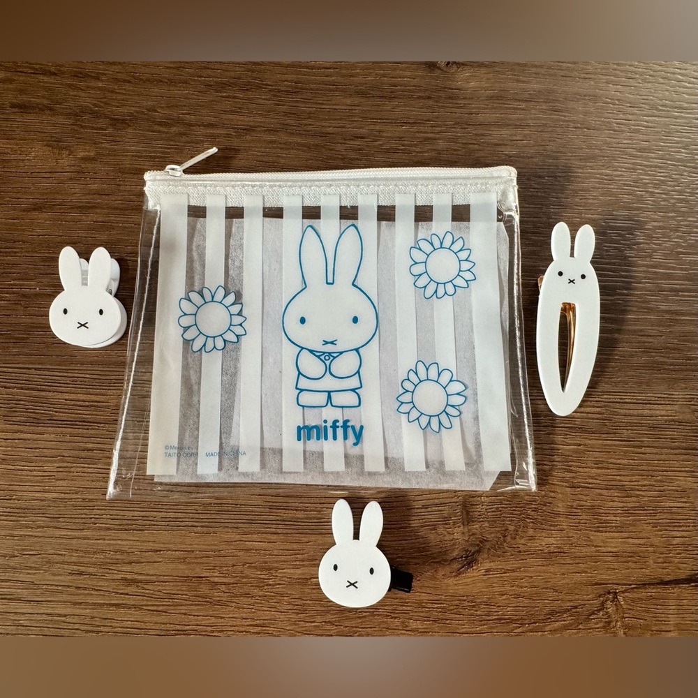 MIFFY-Imported (NWT) Fun Bundle (Pouch, Two Barrette, & Clip) - Picture 9 of 9